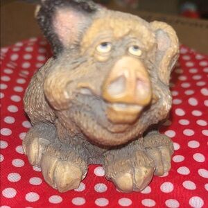 Whimsical Brown Creature Figurine